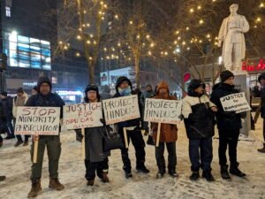 Representatives of Ga3VH participated in the protest rally against the persecution of the Hindu in Bangladesh.
